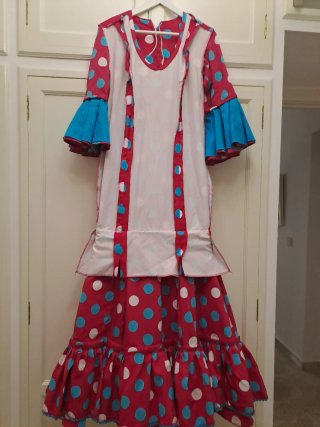 Traje de flamenca con lunares