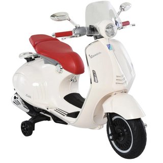 Moto Eléctrica Infantil Vespa Batería Usada Música