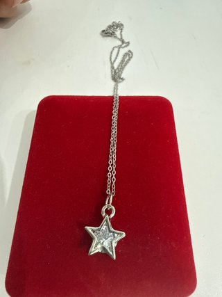 Colgante Estrella Plateado