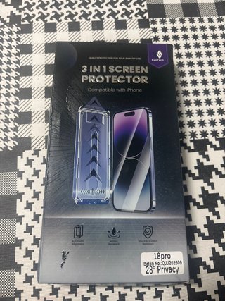 Protector de Pantalla 3 en 1 para iPhone 18 Pro