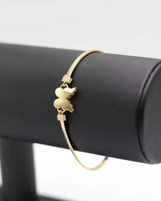 PULSERA SERPIENTE MARIPOSA CON CIRCONITAS