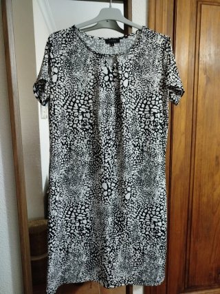 Vestido Antea Estampado Talla 40