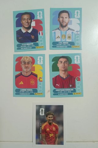 Lote 5 Cromos top Mundial 2026