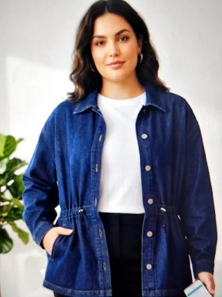 Chaqueta Vaquera Zara XXL amplia