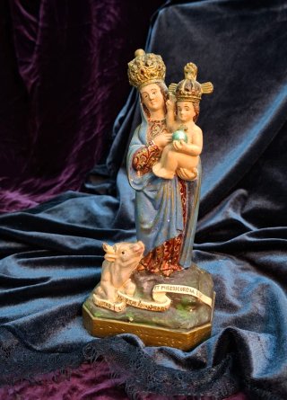 Figura Virgen María Auxiliadora Siglo XX