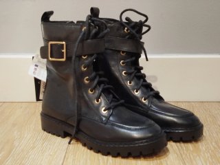 Botines de Piel Negros Cortefiel