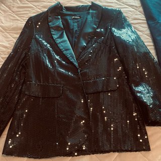 Chaqueta de Lentejuelas Negra P. Panko