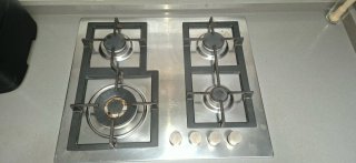 Placa de 4 fuegos de butano