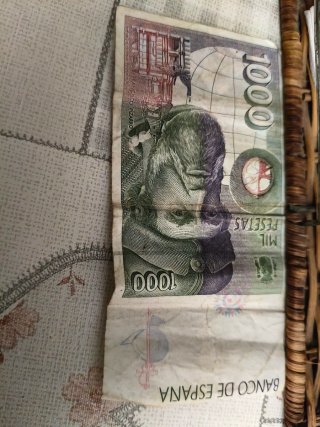 Billete de 1000 Pesetas - Francisco Pizarro