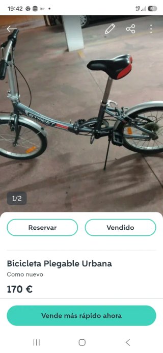 Bicicleta pieghevole urbana