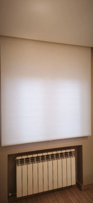 Estor Plisado Blanco