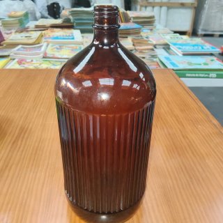 Antigua Botella de Boticario de Cristal