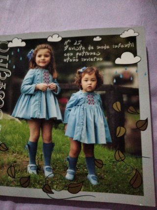 Revista de moda infantil con patrones Espejito
