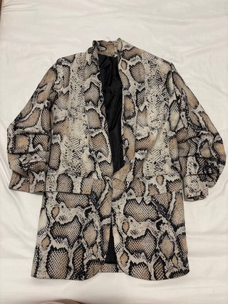 Americana Estampado Serpiente