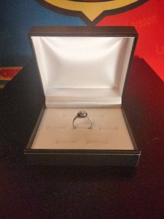 Anillo de plata 925 con piedra central