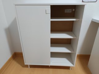 Zapatero MACKAPÄR Blanco 80x35x102 cm