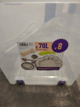 Caja de Almacenaje GreatPlastic 70L