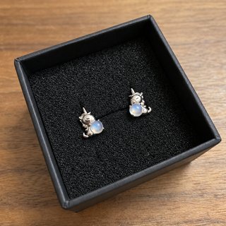 Lote mayorista 60 pares pendientes unicornio plata