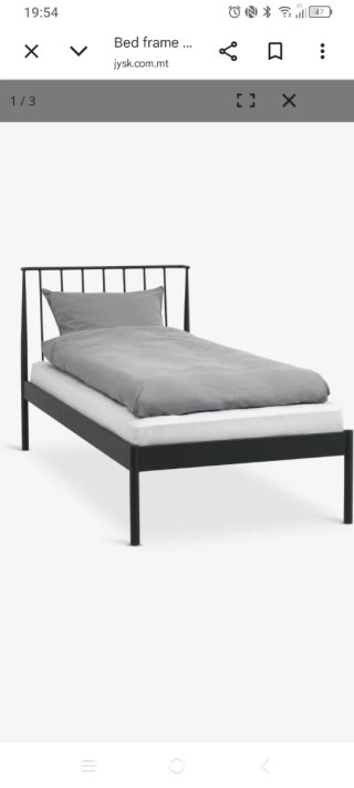 Cama Individual Hierro JYSK 90x200