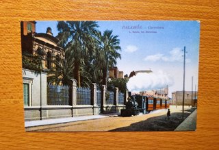 Postal Antigua Palamós - Carretera