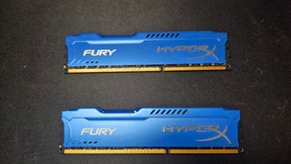 2 Módulos RAM Kingston HyperX Fury 8GB DDR3