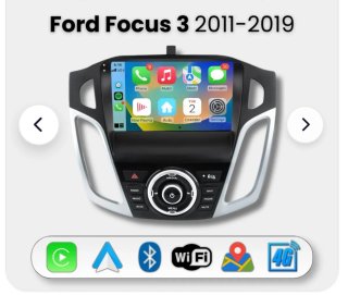 Pantalla Multimedia Android Ford Focus Mk3 8+256GB