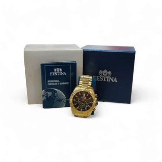 RELOJ FESTINA CHRONOGRAPH F20684 + PAPELES + CAJA