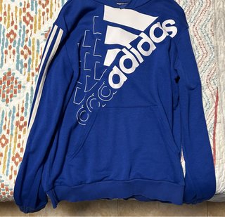 Sudadera adidas Azul Eléctrico Talla S