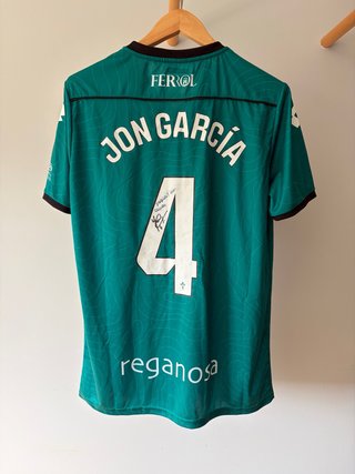 Camiseta Jon Garcia Racing de Ferrol Firmada Nueva