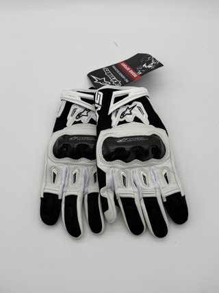Guantes Alpinestars SMX-2 Air Carbon V2 Blanco