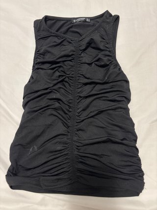 Blusa negra Stradivarius talla S