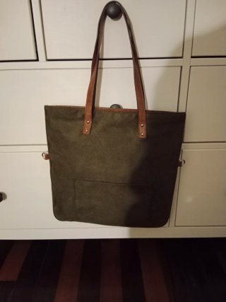 Bolso Tote Verde Botella