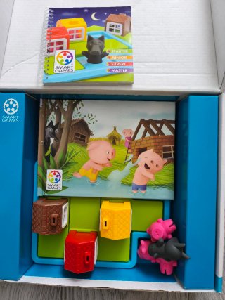 Juego de lógica Los Tres Cerditos Smart Games