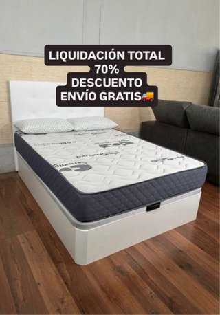 CANAPÉ Y COLCHÓN 150x190 EN OFERTA