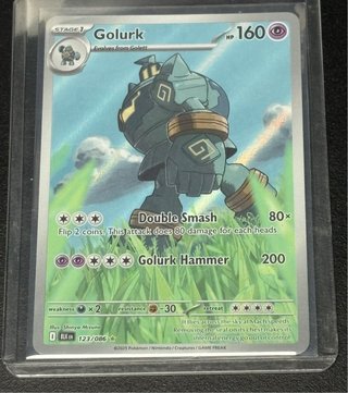 Carta Pokémon Golurk 123/086 precio mercado 25$