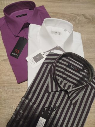 Lote 3 Camisas Kent's Talla M