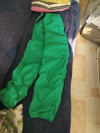 Pantalón de moto impermeable verde