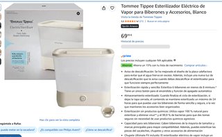 Esterilizador Eléctrico Tommee Tippee Blanco