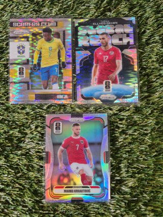 Lote  Vini Jr Skhiri Arnautovic Panini Prizm 2026