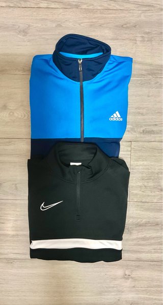 Lote 2 Chaquetas Deportivas Nike y Adidas