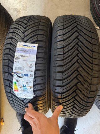 2 Neumáticos Michelin CrossClimate+ 175/65R14