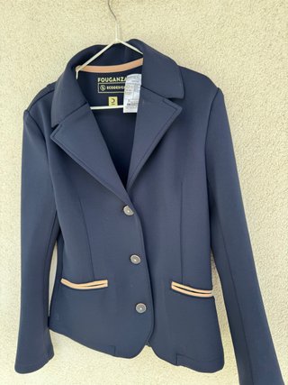 Chaqueta de equitación Fouganza azul