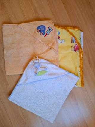 Juego de 3 Toallas de Baño para Bebé