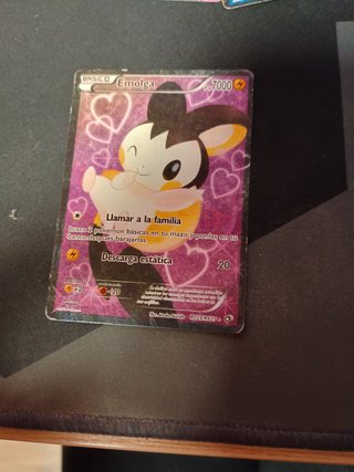 Carta Pokémon Emolga Full Art RC23/RC25 como nueva
