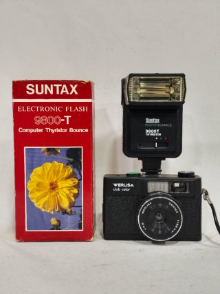 Flash Suntax 9800-T y Cámara Werlisa Club Color
