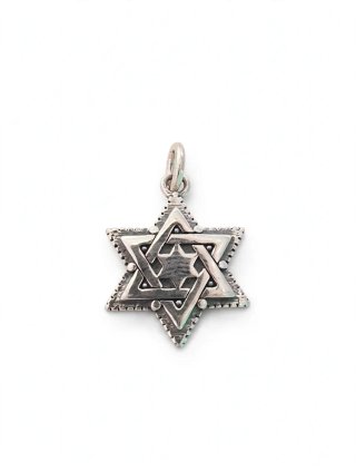 Colgante Estrella de David en Plata 925