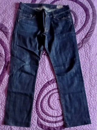 Pantalón vaquero azul de mujer