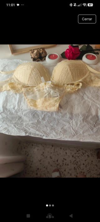 Conjunto Intimissimi Amarillo