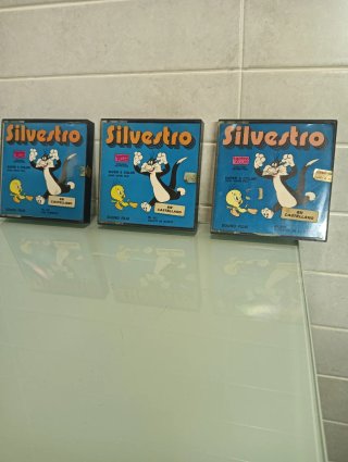 3 Películas Super 8 Silvestre y Piolín