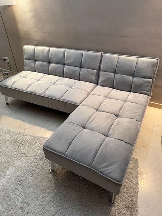 Sofá Cama Extensible Gris